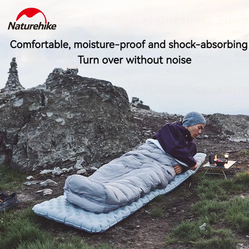 Naturehike R3.2 TPU Outdoor Inflatable Camping Mat Warm Hiking Portable Moisture-Proof Tent Sleeping Pad Air Mattress