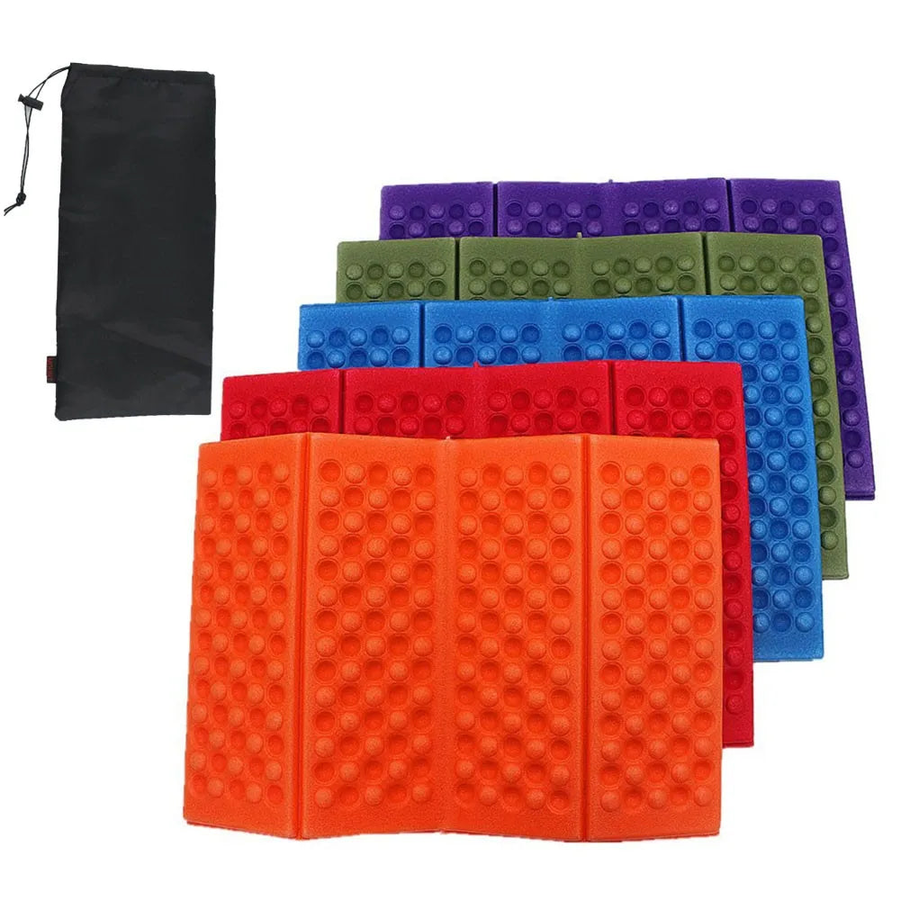 1pc Outdoor Picnic Camping Mat Beach Moisture-Proof Foldable XPE Cushion Hiking Portable Small Mats Egg Trough Waterproof Pad