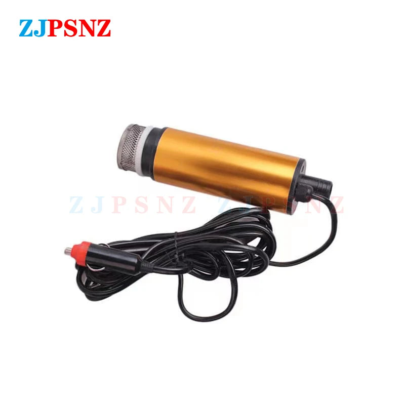 Transfer Pump 12V 24V Diesel Fuel Water Oil Car Camping Fishing Submersible Pump Car Pumping Diesel Oil Pump Cigarette Lighter