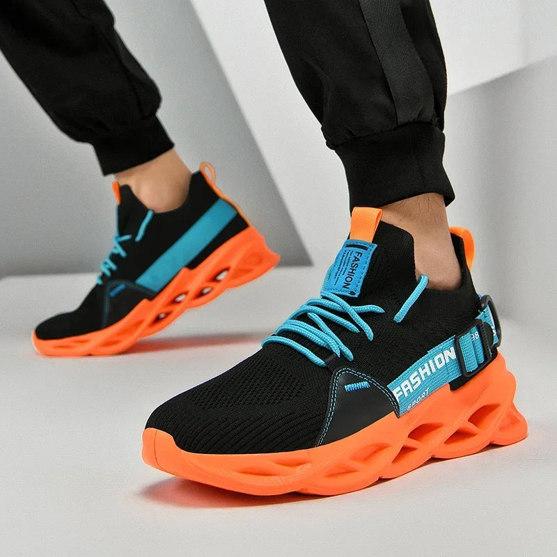 Men Casual Sneakers Summer 2023 Running Shoes Mesh Breathable Male Tenis Shoes Light Fashion Sport Shoes Men Hiking Shoes