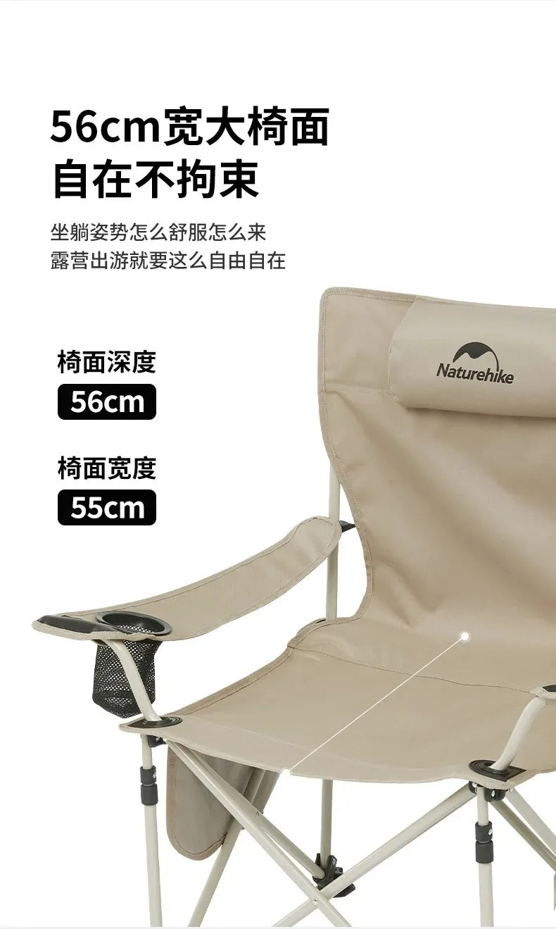 Naturehike Multifunctional Table Recliner Portable Outdoor Camping Folding Chair Leisure Backrest Chair