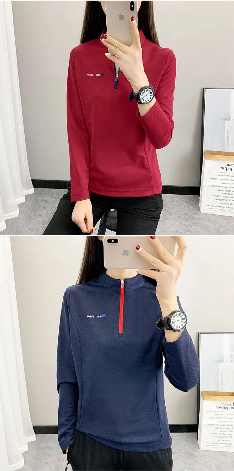 Spring Autumn Women Long sleeve T-shirts Outdoor Camping Trekking Sport Sun Protection Clothes Woman Long Sleeve Female Clothing