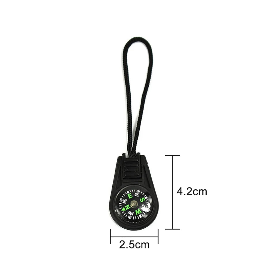 Mini Compass ABS Camping Hiking Pocket Compass Pendant Portable Navigation Climing Riding Children Gift Outdoor Survival Gear