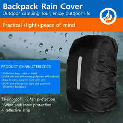 Backpack Rain Cover 20-70L Outdoor Camping Hiking Mountaineering Dust Backpack Bag Waterproof Rain Cap Cover