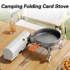 Camping Gas Stove 2600W Portable Folding Cassette Gas Burner Outdoor Picnic Travel Cooking Grill Cooker Heating System