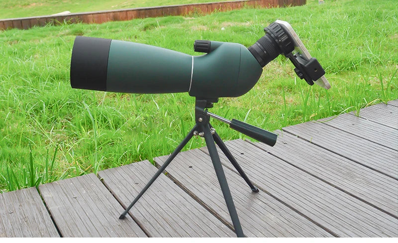 25-75x70 HD Spotting Scope Zoom Monocular Telescope BAK4 Prism ED Lens IPX6 Waterproof for Target Shooting Bird Watching Camping