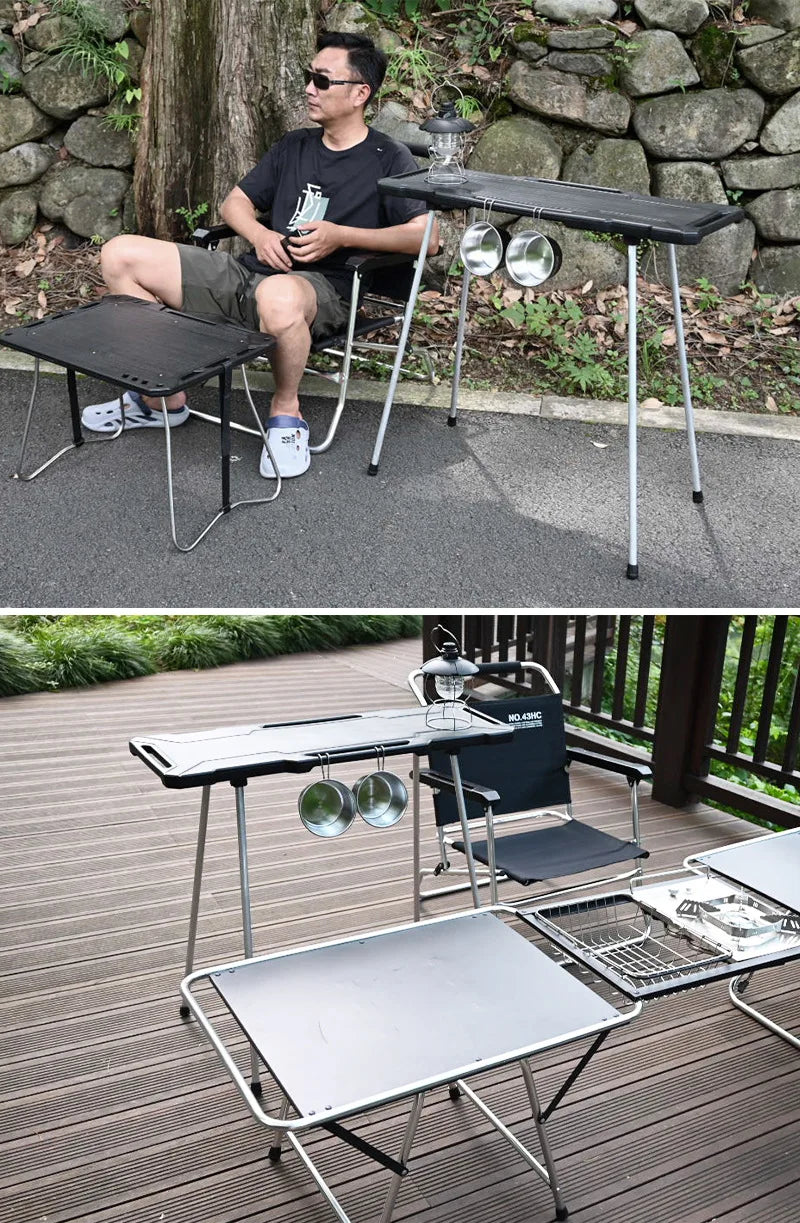 Outdoor Camping Table Portable Thickened Picnic Folding Table And Chair Multifunctional And Easy To Store Storage Table New Hot