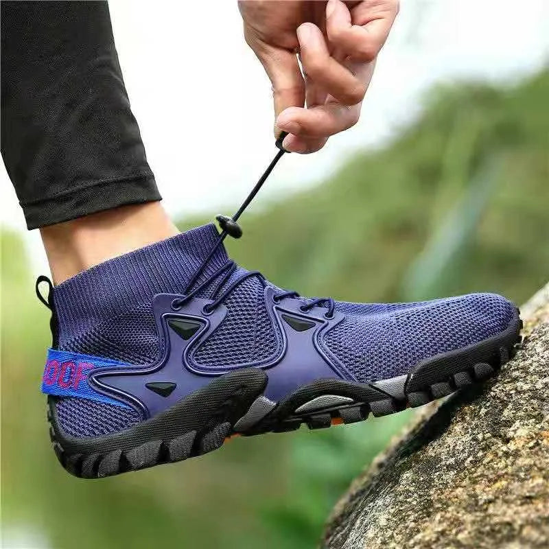 Breathable Mesh Men's Botas Tactical Boots Hiking Soft Shoes Outdoor Non-Slip Trail Trekking Climbing Designer Wading Sneakers