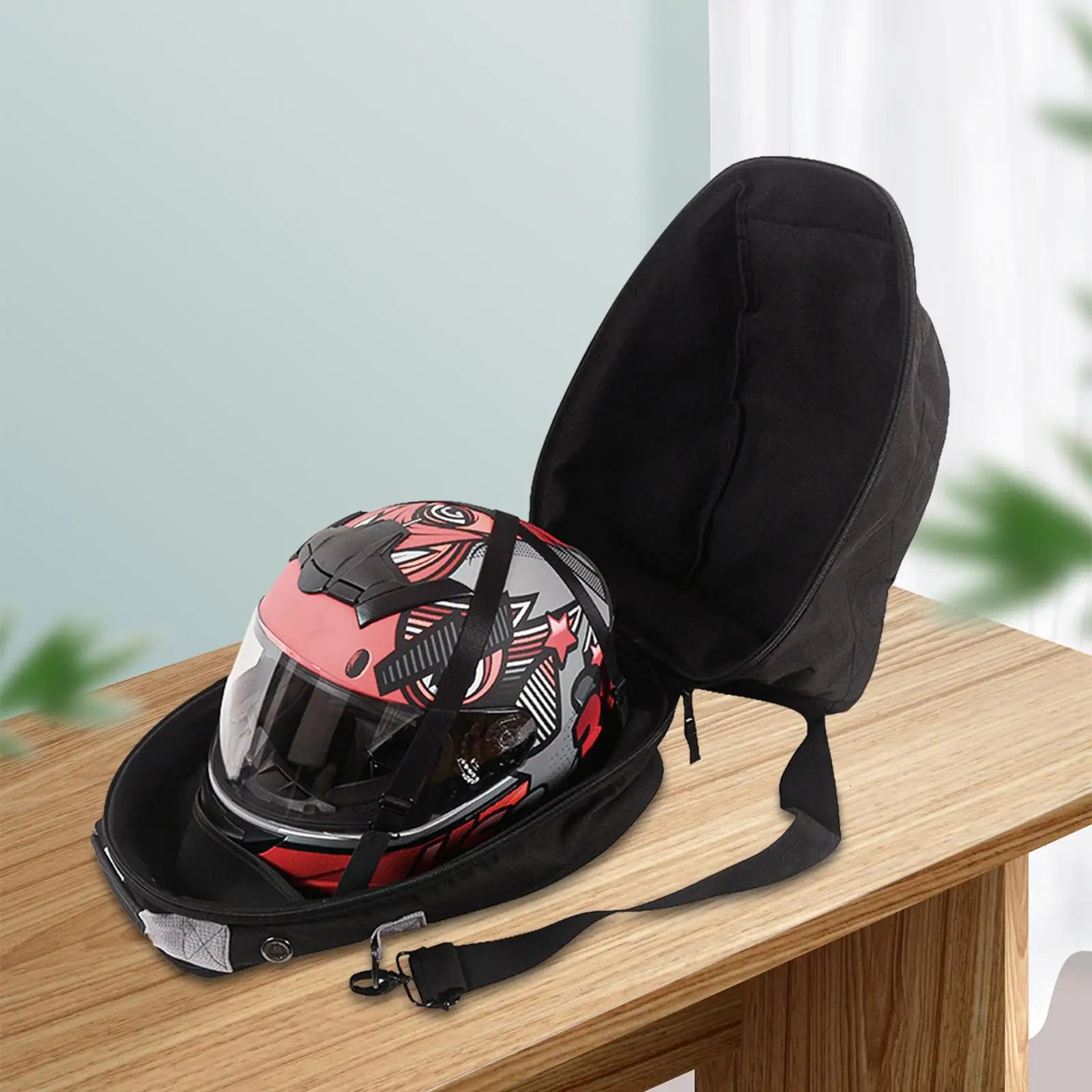 Motorcycle Helmet Bag Cooling Fan for Daily Commuting Mountaineering