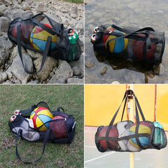 Large Mesh Capacity Mesh Duffels Gear Bag Scubas Diving Snorkeling Equipment Football Storage Bag Tear-resistant Duffels Bag