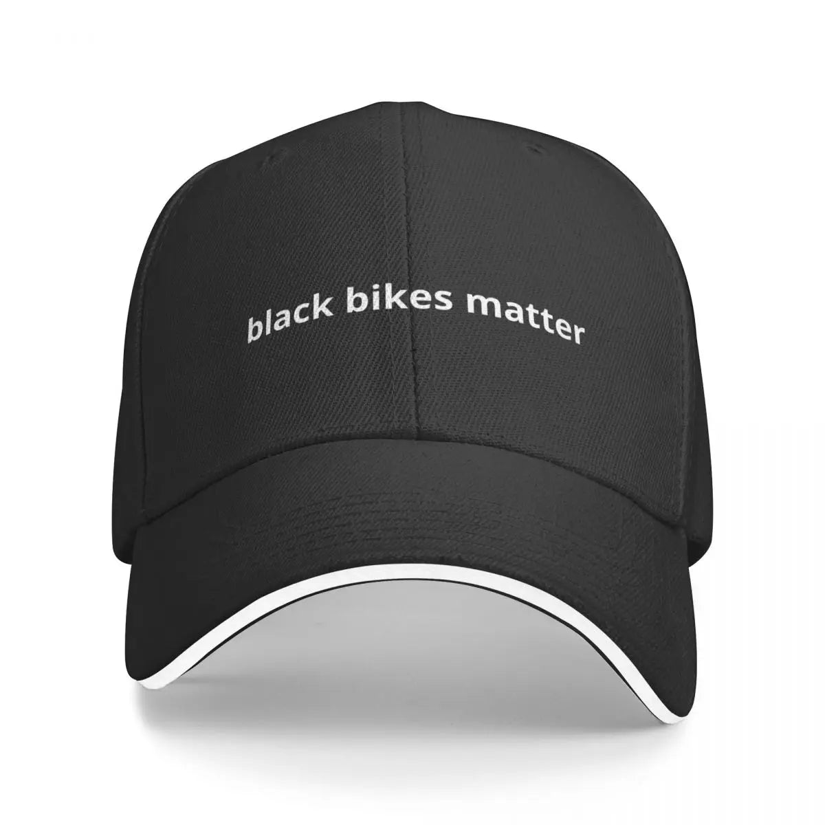 Black Bikes Matter Quotes Cool Helmet Bike Quotes Baseball Cap Christmas Hat Mountaineering funny hat Women Caps Men's