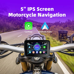 EVKEY Navigation Motorcycle Carplay Display Screen Portable Motorcycle Wireless Android Auto Monitor