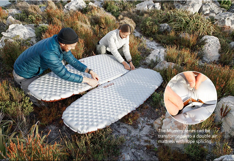 Naturehike Inflatable Mat Ultralight 5.8 High R Value Warm Sleeping Pad Portable Outdoor Camping Tent Single Moisture-proof Mats