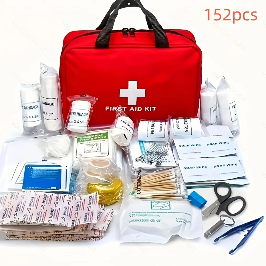 First Aid Kit, Multi-purpose Emergency Medical Portable Medical Bag, Outdoor Multi-functional First Aid Bag Home Emergency Bag