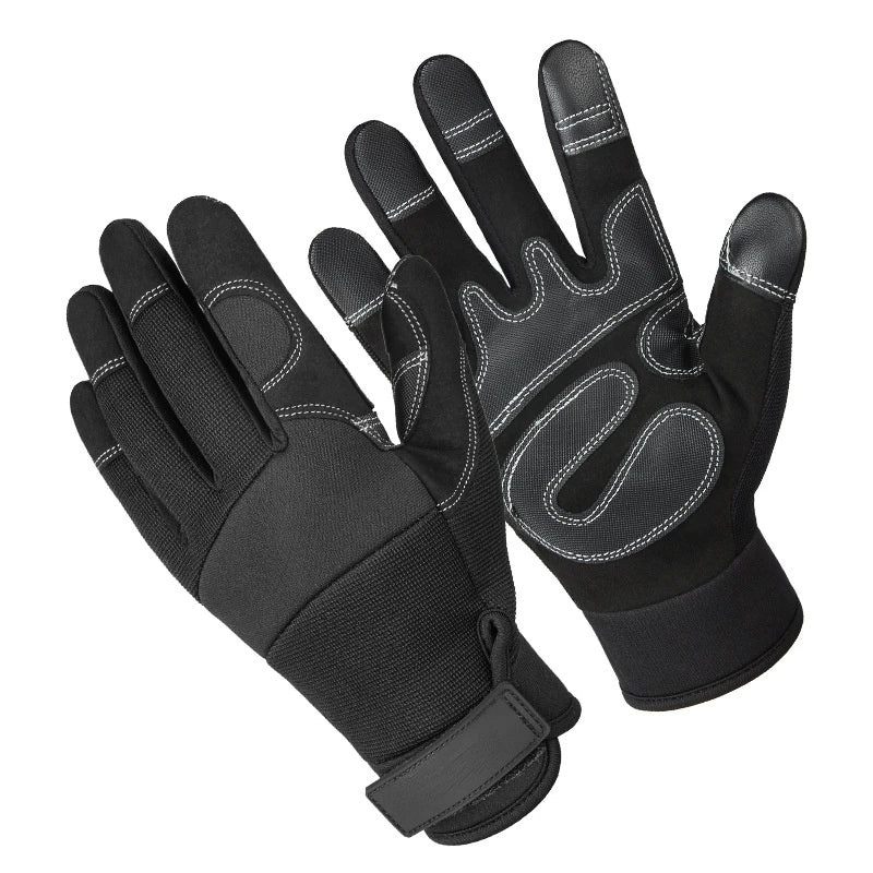 Climbing Tactical Full Finger Combat Riding Touch Screen Gloves Outdoor Work Men's and Women's Clothing Gloves Leather Gloves