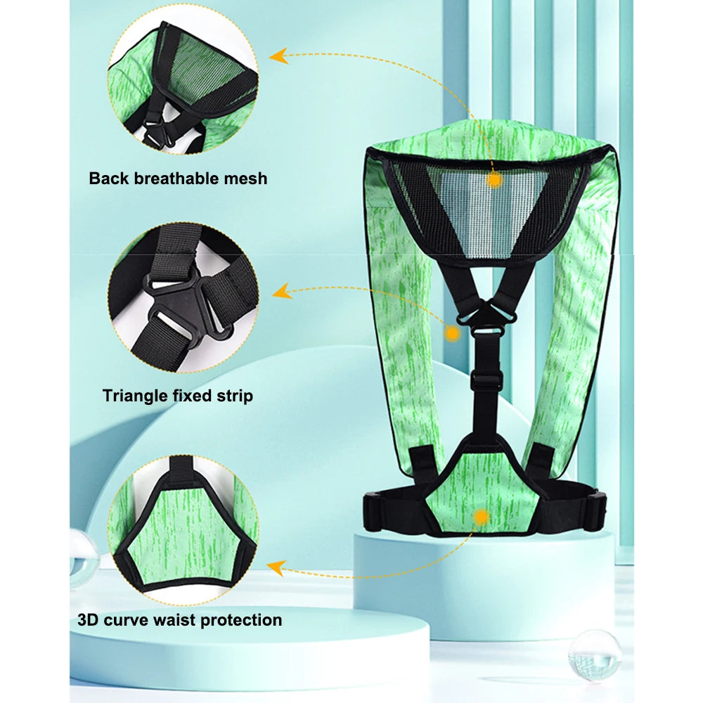 Professional Life Jacket Swiming Fishing Life Vest automatic Inflatable Adult Swimwear Water Sports Swimming Survival Jacket