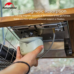 Naturehike IGT Table Gas Stove Burner Strong Fire Heater Furnace Outdoor Camping Cooking Stainless Steel 4KW High Thermal Power