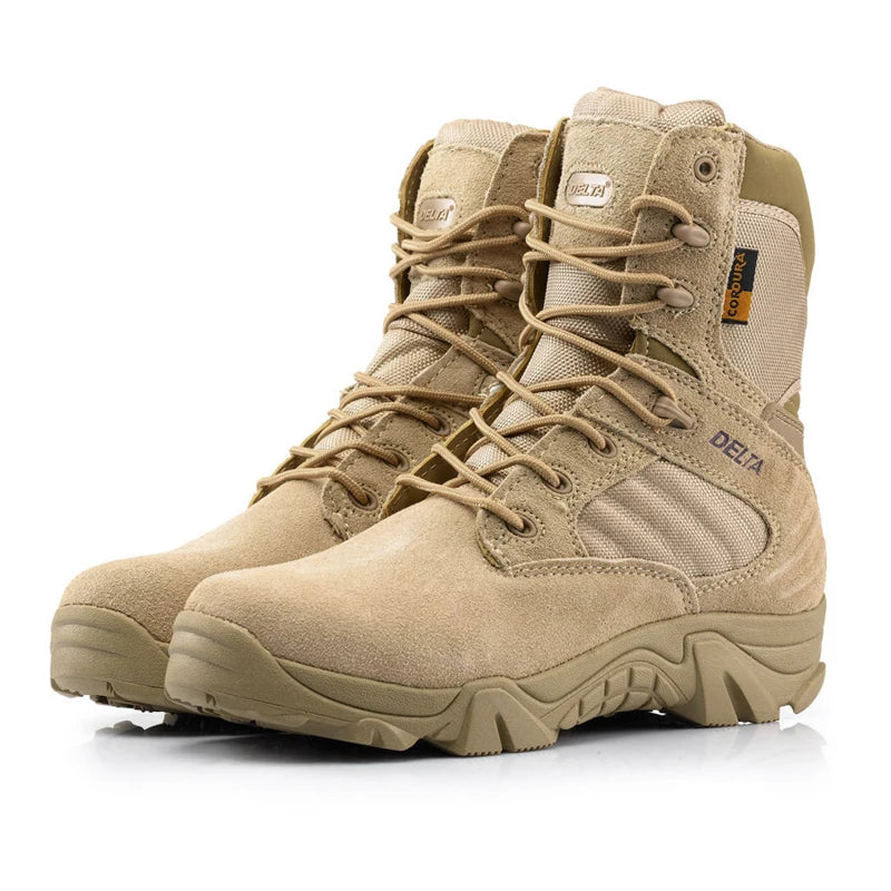 Winter Men's Boots Special Forces Combat High Boots Outdoor Sport Climb Mountains Cross Country Men's Shoes Army Tactical Boots