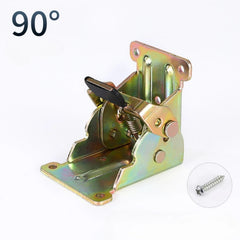 90 Degree Fittings Chair Extension Furniture Brackets Self-Locking Folding Hinge Foldable Support Frame Table Leg