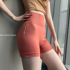 Women Seamless High Waist Sport Shorts Belly Body Shaper Fitness Cycling Running Short Casual Safety Pants Gym Yoga Clothing