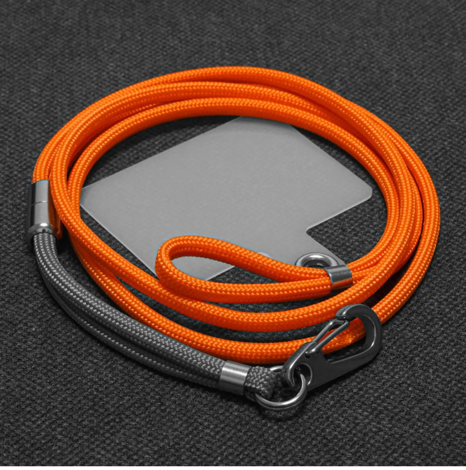 Long Hanging Neck Outdoor Nylon Climbing Rope Lanyard Bold Pendant Phone Universal with Fixed Clip Lanyard Mobile Phone Lanyard