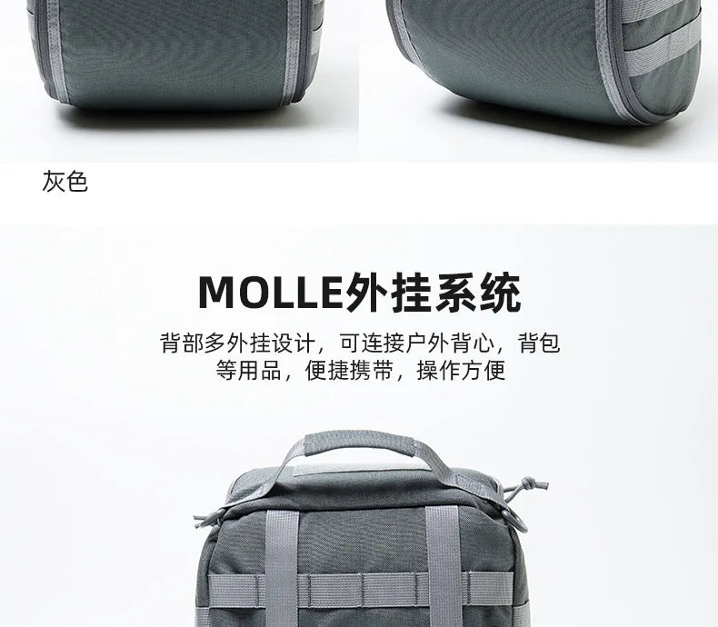 Outdoor Mountaineering Tactical Helmet Storage Bag Multipurpose Military Accessories Hanging Bag Hunting Portable Medical Bag