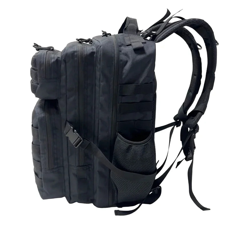 SYZM Men Tactical Backpack Nylon 30L/50L 3P Softback Outdoor Rucksack Hiking Camping Hunting Bags