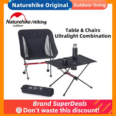 Naturehike Camping Chairs Table 0.7kg Ultralight Compact Portable Outdoor Folding Beach Chair Fishing Foldable Moon Picnic Chair