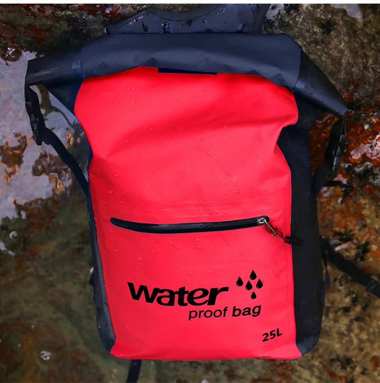 25L Waterproof Dry Bag Swimming Outdoor Sport Water Bag Camping Kiking Kayaking Boating Fishing Sport Backpack Rucksack Pack