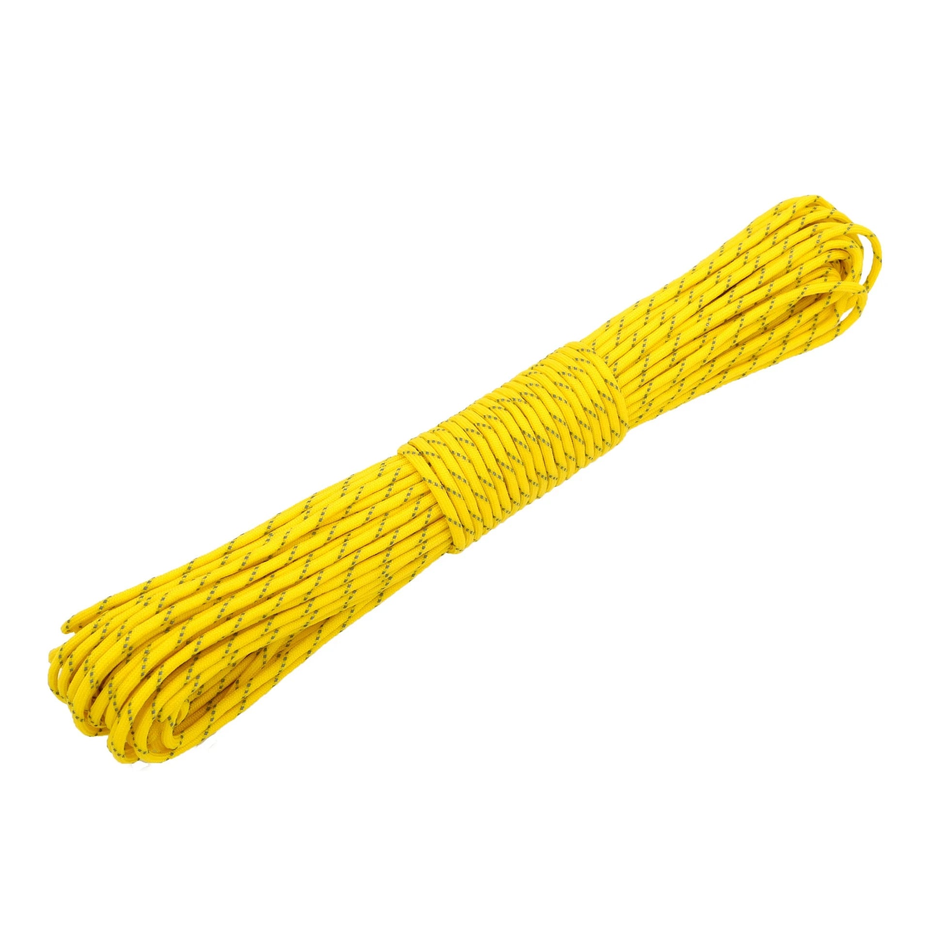 1pcs Reflective Paracord Rope Dia.4mm for Survival Parachute Cord Lanyard Camping Climbing Camping Rope Hiking