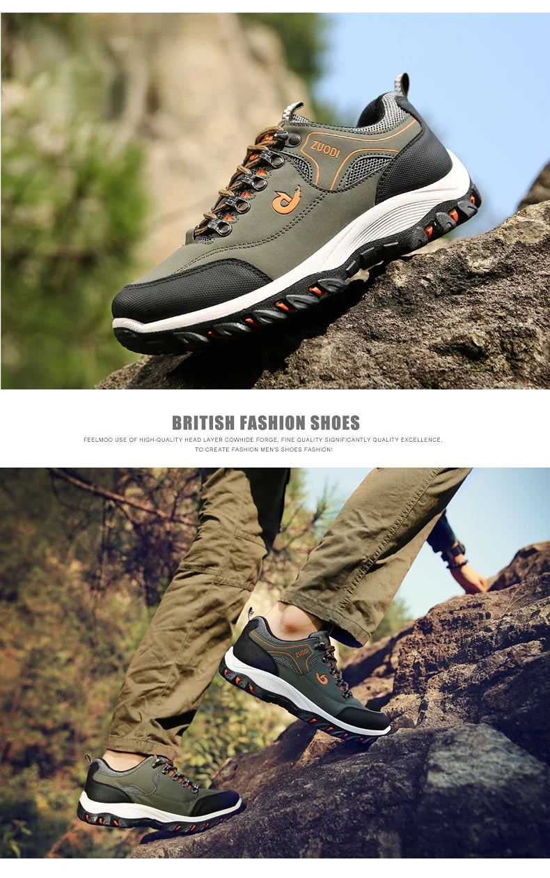 2024 New Men's and Women's Large Outdoor Hiking, Mountaineering, Camping, Running, Slow Running Shoes, Anti Slip Fashion Shoes