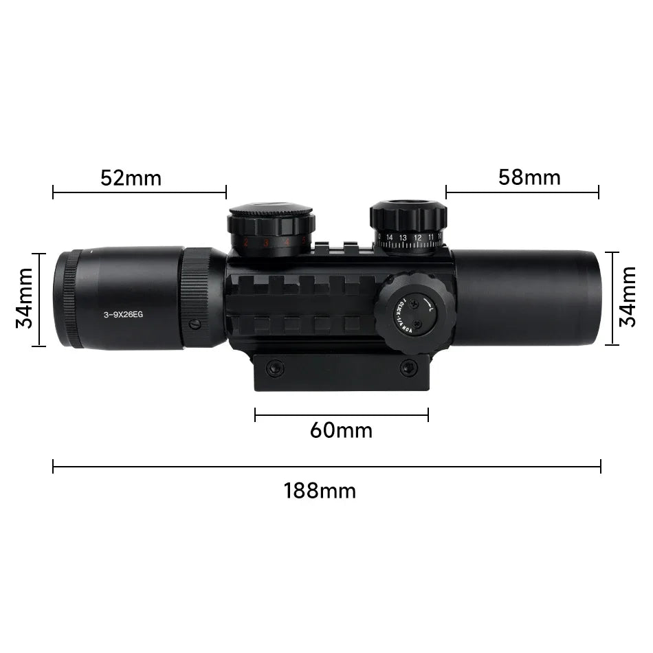 Zoom Spotting Scope ED Lens Powerful Monocular Telescope