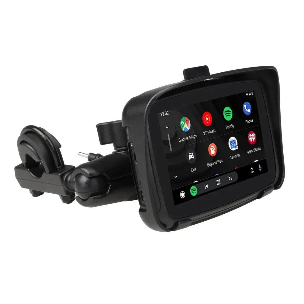 EKIY 5 Inch Motorcycle Wireless Apple Carplay Android Auto Portable Navigation GPS Screen IPX7 Motorcycle Waterproof Display