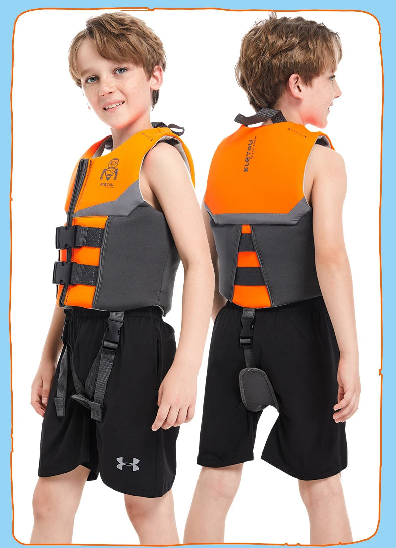 Kids Buoyancy Snorkel Vests, Life Jacket for Children, Swim Vest for Boys and Girls, Swimsuit Flotation Swimming Aid