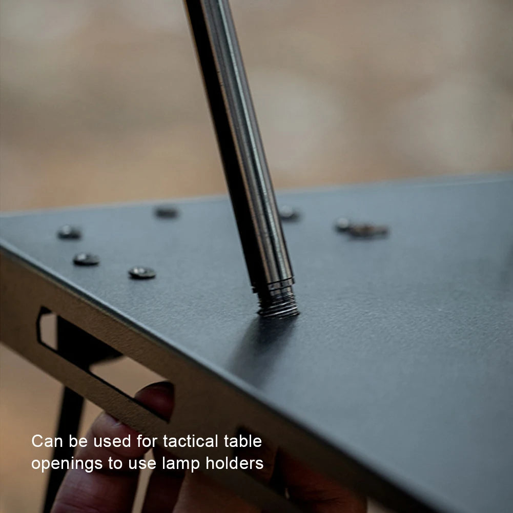 IGT Table Lantern Stand Aluminum Alloy IGT Table Lantern Hanger Multifunctional Desktop Light Stand for Picnic Hiking Fishing