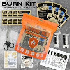 RHINO RESCUE Burn Care Kit: Burn Dressings, Burn Gel Packets,Cooling Cream, Burn First Aid Kit