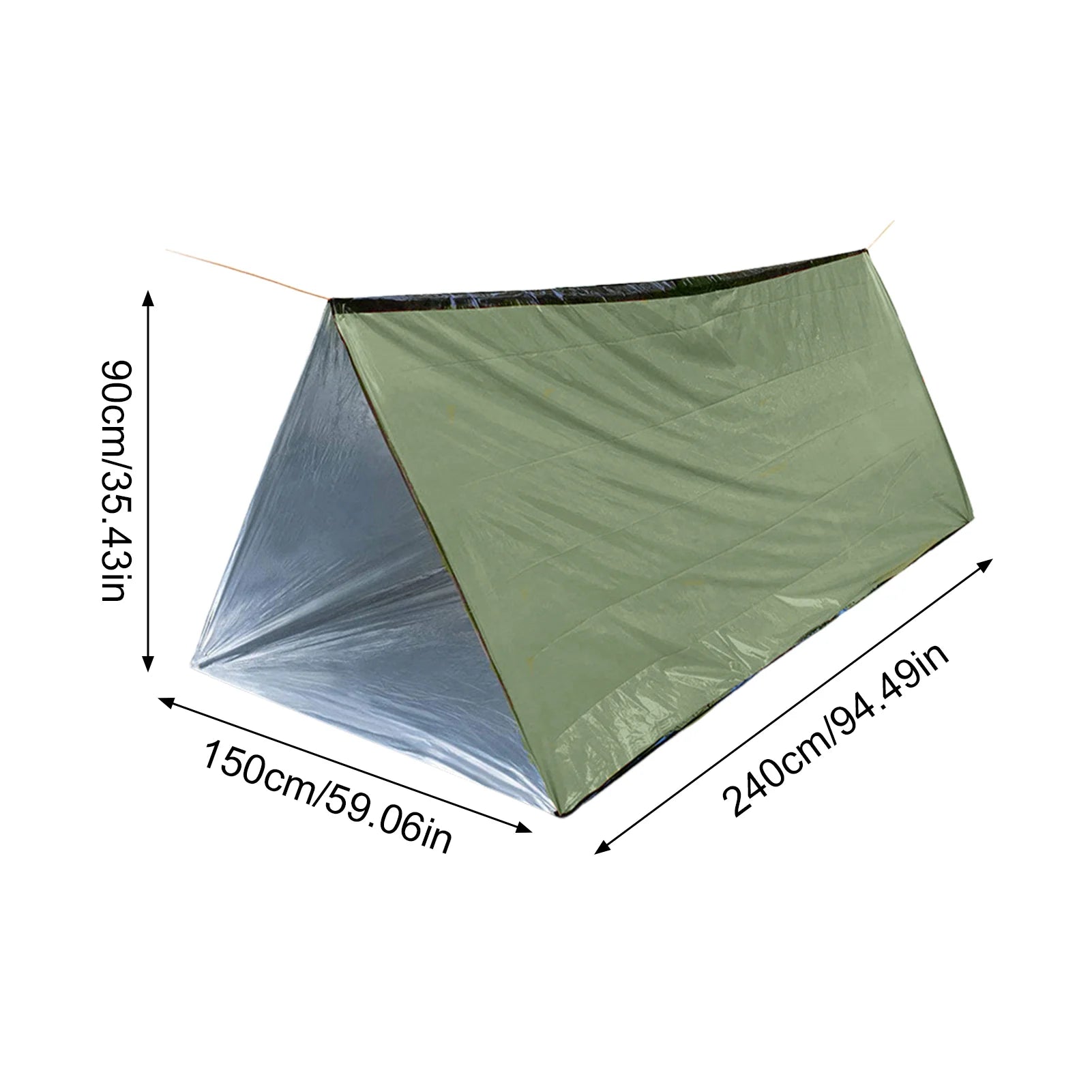 Emergency Shelter Waterproof Thermal Blanket Rescue Survival Kit SOS Sleeping Bag Survival Emergency Tent Outdoor Equipment