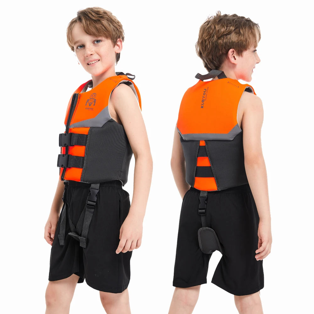 Kids Buoyancy Snorkel Vests, Life Jacket for Children, Swim Vest for Boys and Girls, Swimsuit Flotation Swimming Aid