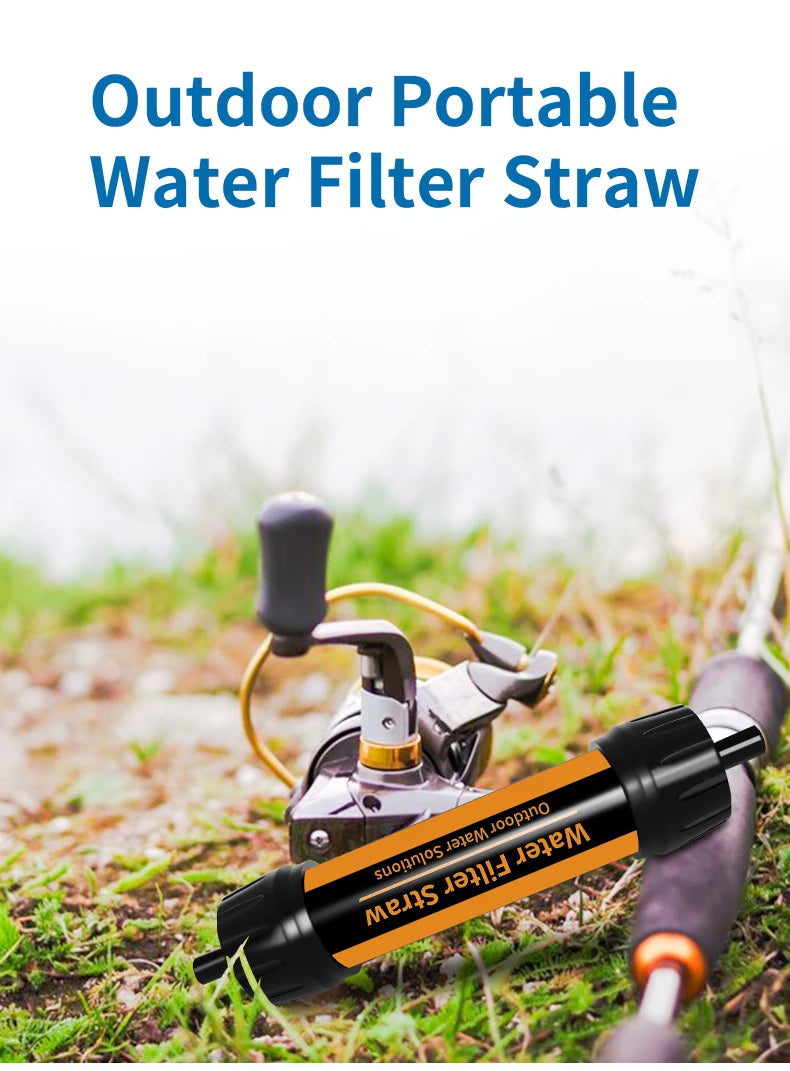 Filterwell Camping Filter Water Straw Mini System Tourism Hiking Survival Water Filtration Outdoor Accessories Hiking Supplies