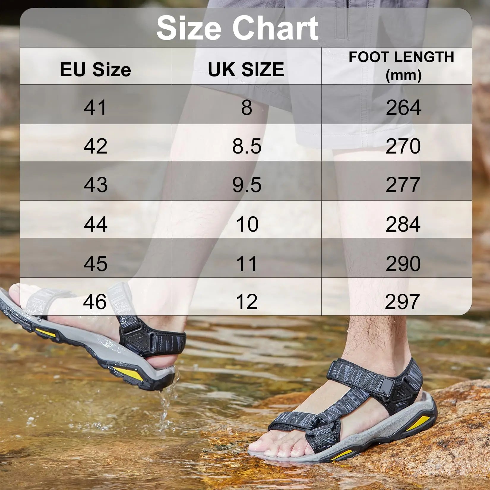 GOLDEN CAMEL Men's Sports Sandals Summer 2024 New Open Toe Sandal Waterproof Beach Shoes for Men Hiking Traveling Walking