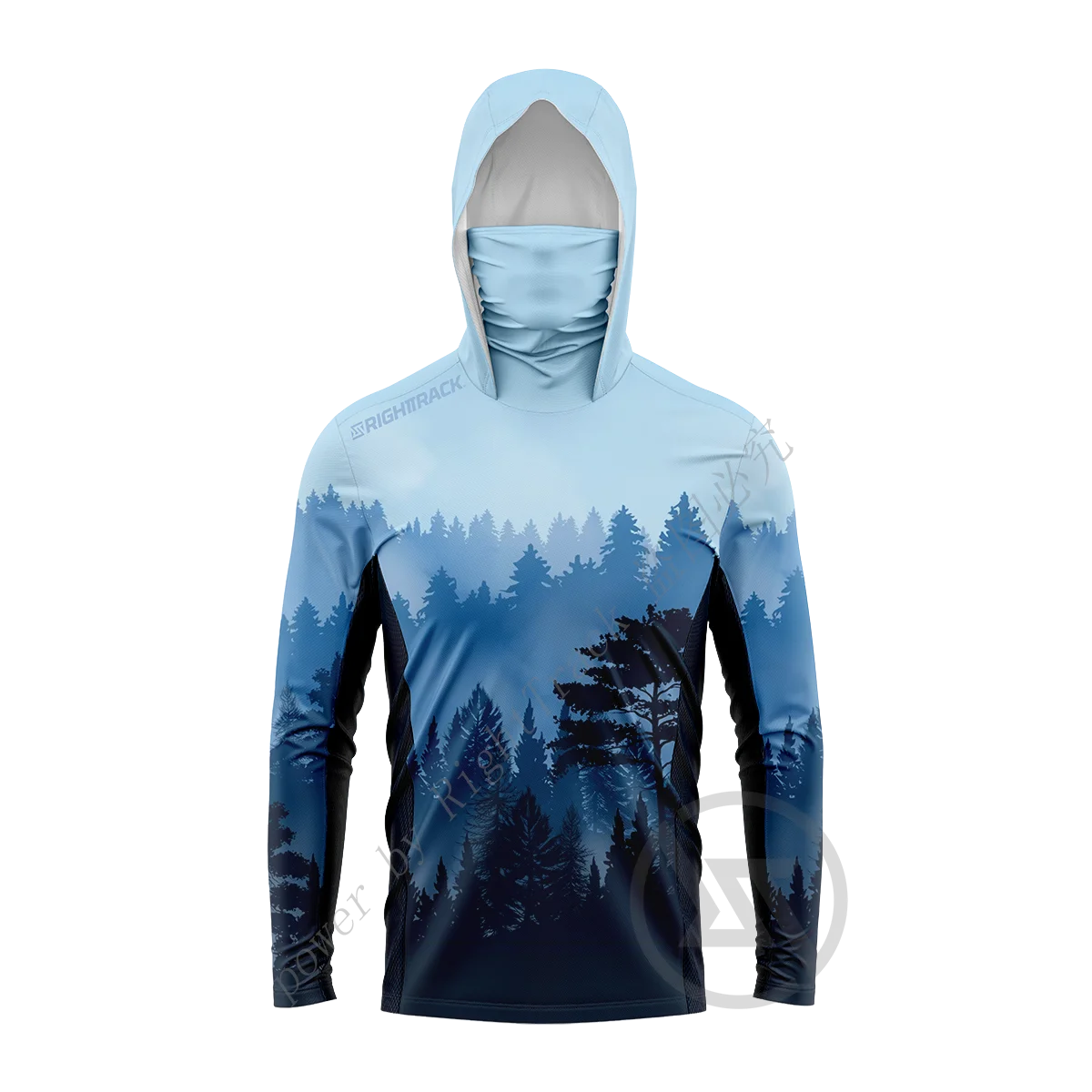 Camouflage Mask Hoodies Shirts Suitable For Fishing Hunting Climbing Camping Hiking Outdoor Sun Protection Breathable Clothing