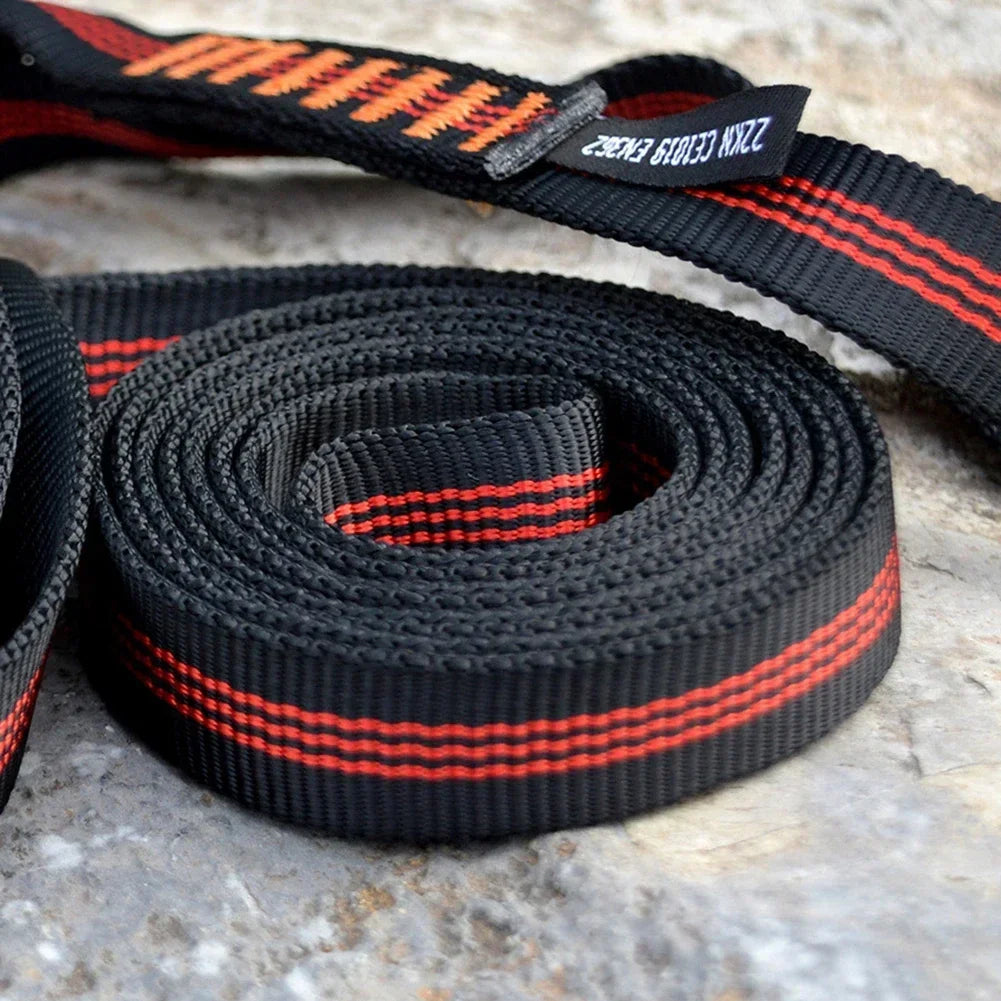 1Pcs Climbing Bandlet 22KN Polyester Webbing Strap Sling Bearing Cord For Rock Climbing Tree Arborist Mountaineering Equipment