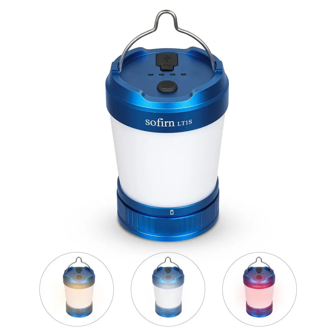 Sofirn LT1S Camping Light USB-C Rechargeable 21700 Lantern Powerful Torch 2700K to 5000K Power Indicator & Reverse Charge