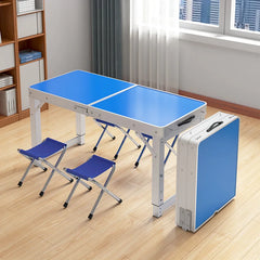 Folding Table Outdoor Stall Night Market Household Foldable Portable Aluminum Alloy Camping and Picnic Table and Chair