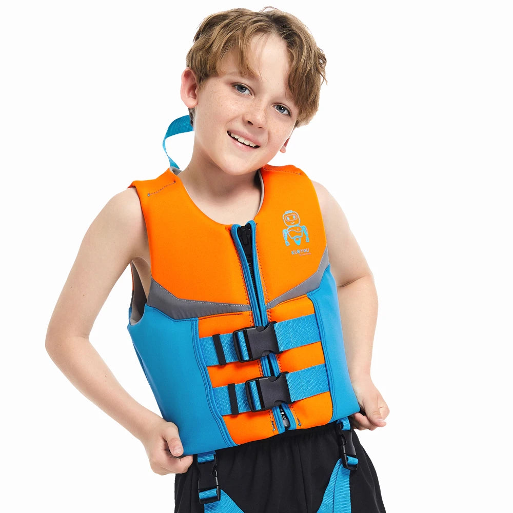 Kids Buoyancy Snorkel Vests, Life Jacket for Children, Swim Vest for Boys and Girls, Swimsuit Flotation Swimming Aid