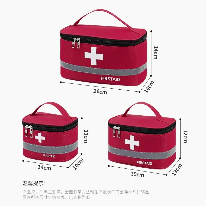 Medicine Storage Bag Portable Outdoor Rescue Bag for First Aid Household Children's Large Capacity Medical Kit Storage Organizer