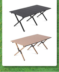 Outdoor folding table, Chicken rolls table, portable camping table and chair set, vehicle mounted camping equipment