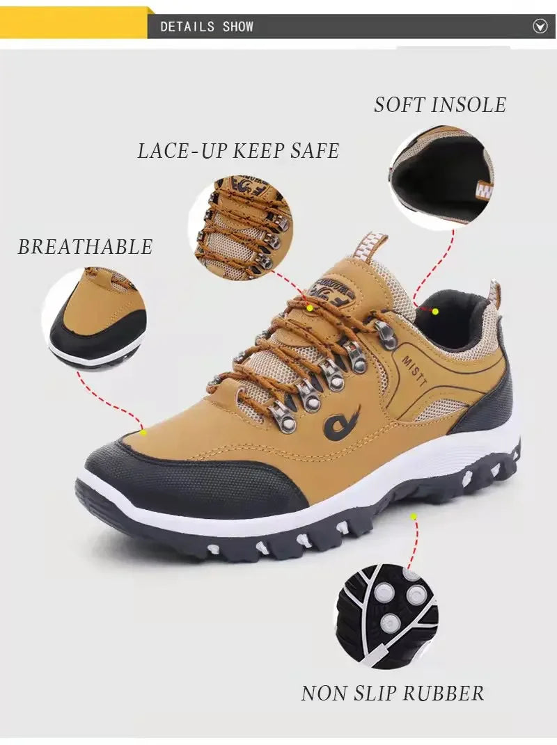 2024 New Men's and Women's Large Outdoor Hiking, Mountaineering, Camping, Running, Slow Running Shoes, Anti Slip Fashion Shoes