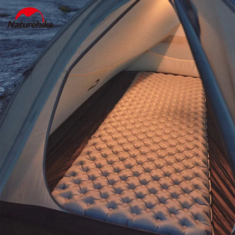 Naturehike R3.2 TPU Outdoor Inflatable Camping Mat Warm Hiking Portable Moisture-Proof Tent Sleeping Pad Air Mattress