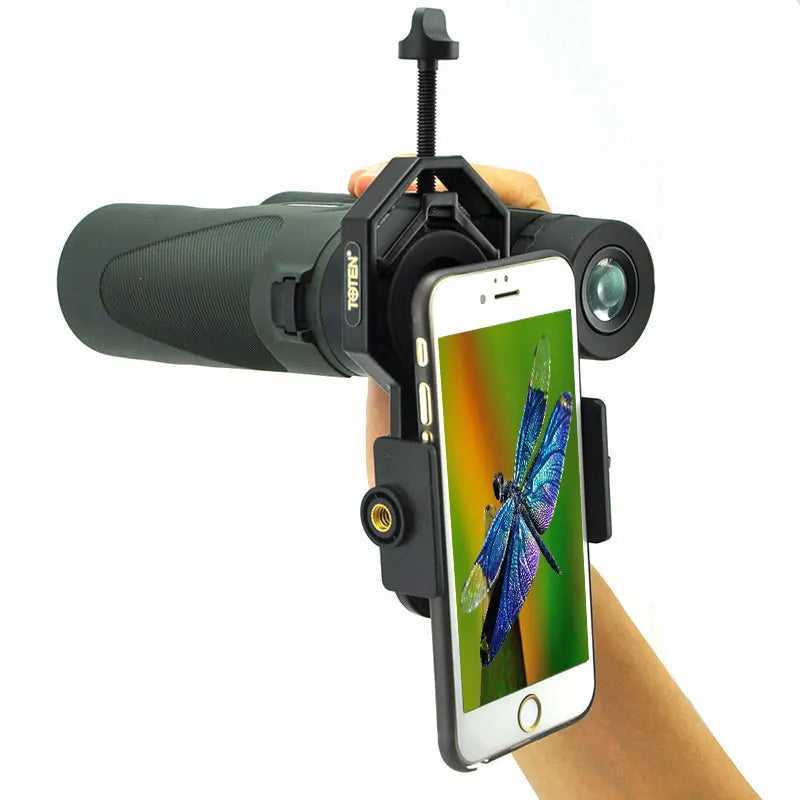 TOTEN Universal Binoculars Cell Phone Adapter Mount Monocular Binoculars Spotting Scope Bracket Eyepiece Adapter Multifunction